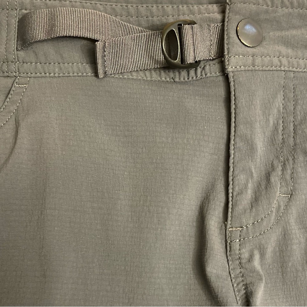 prAna Women's Jasmine Knicker, Belted Adjustable Waist
Gray, Size 10 - Picture 6 of 15